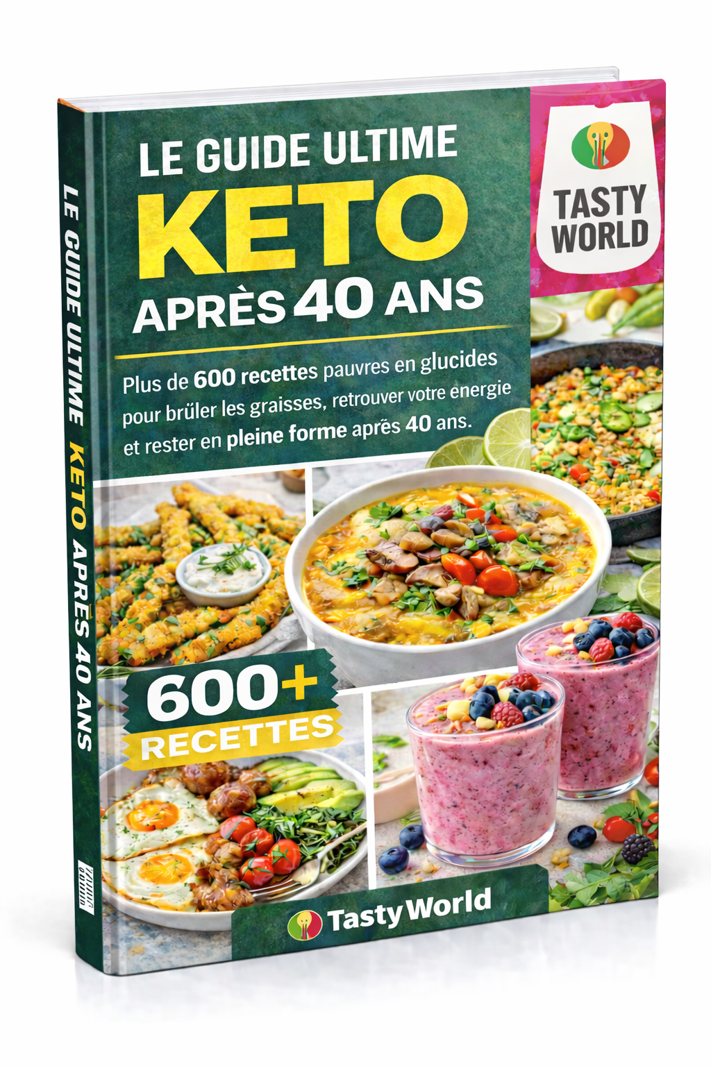 Le Guide Ultime du Régime Keto Après 40 Ans – 600+ Recettes Faibles en Glucides